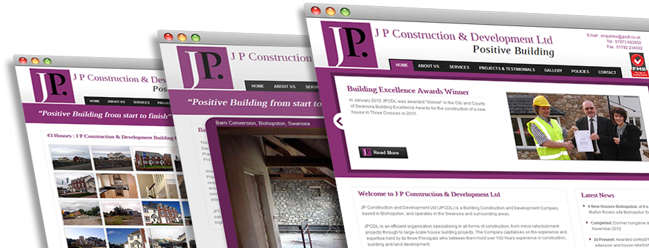 J P Construction & Development Ltd Website Development