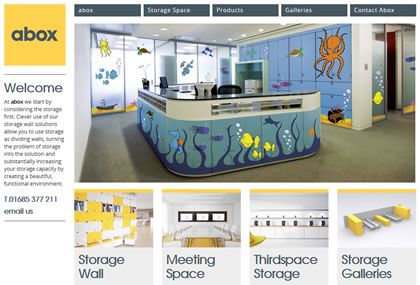 Abox Storage Solutions Website Development