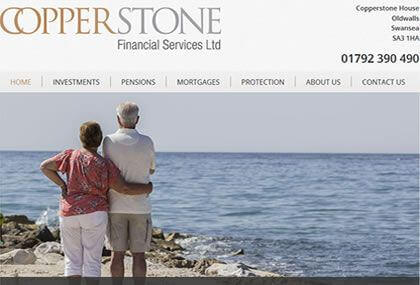 Copperstone Financial Web Design